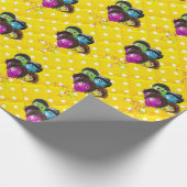 Funny People-ballongroep Polka Dots Cadeaupapier (Hoek)