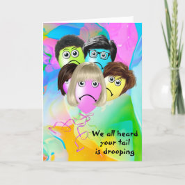 Funny People Balloons krijgen het goed Kaart