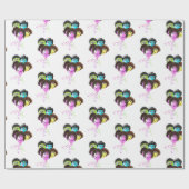 Funny People Birthday Balloon Group Cadeaupapier (Vlak)