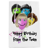 Funny People Birthday Balloons Medium Cadeauzakje (Voorkant)