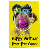 Funny People Birthday Balloons Medium Cadeauzakje (Voorkant)