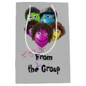 Funny People Birthday Balloons Medium Cadeauzakje (Voorkant)