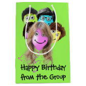 Funny People Birthday Balloons Medium Cadeauzakje (Voorkant)