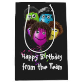 Funny People Birthday Balloons Medium Cadeauzakje (Voorkant)