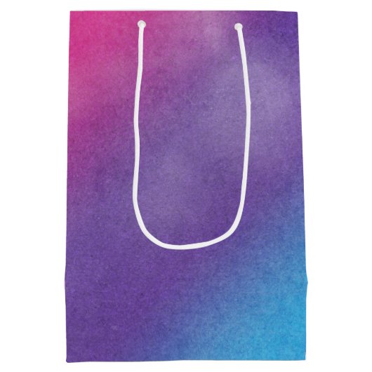 Funny People Birthday Balloons on Rainbow Medium Cadeauzakje (Achterkant)