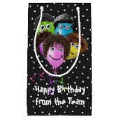 Funny People Birthday Party Balloons Klein Cadeauzakje (Voorkant)