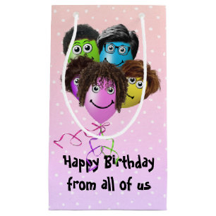 Funny People Birthday Party Balloons Klein Cadeauzakje