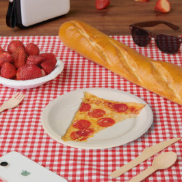 Funny Pepperoni Pizza 4Vinny Papieren Bordje