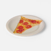 Funny Pepperoni Pizza 4Vinny Papieren Bordje (Gekanteld)