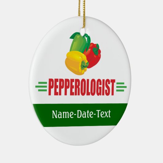 Funny Peppers Keramisch Ornament (Rechts)