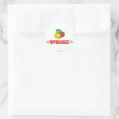 Funny Peppers Ronde Sticker (Tas)