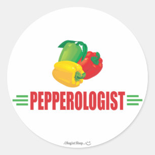 Funny Peppers Ronde Sticker