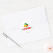 Funny Peppers Ronde Sticker (Envelop)