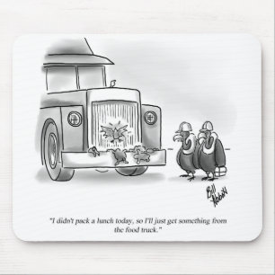 Funny Percentages Construction Worker Cartoon Muismat