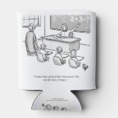 Funny Percentres Classroom Advocaat Cartoon Humor Blikjeskoeler (Achterkant)