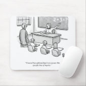 Funny Percentres Classroom Advocaat Cartoon Humor Muismat (Met muis)