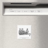 Funny Percentres Lege Nester Ouderschap Humor Magneet (Insitu (Vaatwasser))