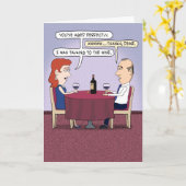 Funny Perfeced Wine Birthday Kaart (Gele Bloem)