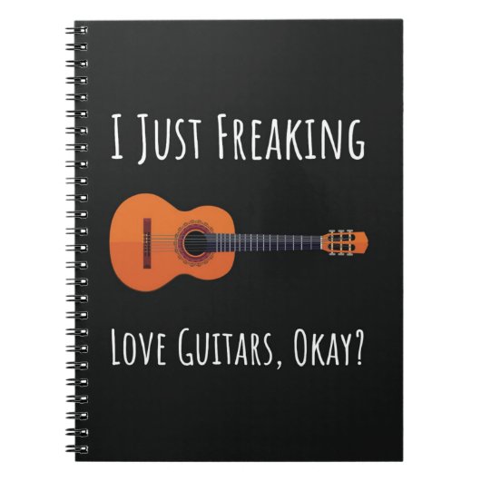 Funny Perfect Gift For Guitar Player Lover Notitieboek (Voorkant)