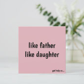 Funny Perfect voor verjaardagen & Vaderdag Feestdagenkaart (Staand voorkant)