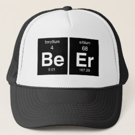 Funny Periodic table "Beer" Trucker Pet