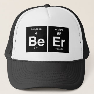 Funny Periodic table "Beer" Trucker Pet