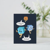 Funny Periodic Table Chemistry Humor Custom Briefkaart (Staand voorkant)