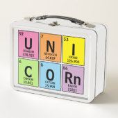 Funny Periodic Table of Elements Unicorn Rainbow (Voorkant)