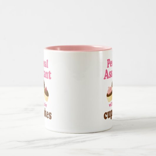 Funny Personal Assistant Tweekleurige Koffiemok (Center)