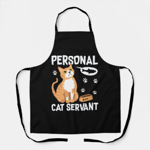 Funny Personal Cat Servant Waterverf Cute Animal Schort