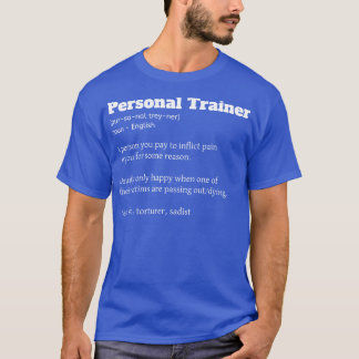 Funny Personal Trainer Definition Fitness Coach T-shirt