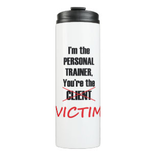Funny Personal Trainer Fitness Gym Tumbler Thermosbeker