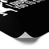 Funny Personal Trainer Gezegde Gift Gym Coach Trai Poster (Hoek)