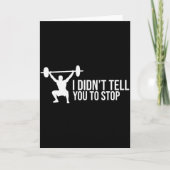 Funny Personal Trainer Saying Gift Gym Coach Train Kaart (Voorkant)