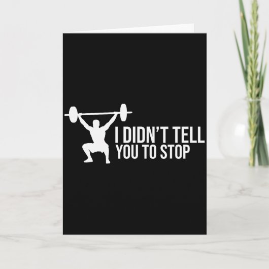 Funny Personal Trainer Saying Gift Gym Coach Train Kaart (Voorkant)