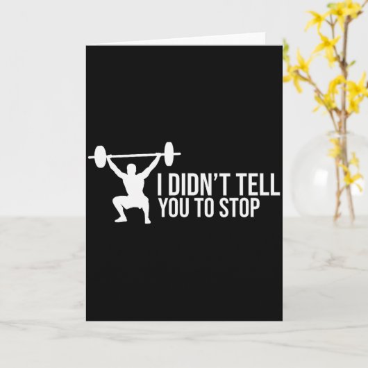 Funny Personal Trainer Saying Gift Gym Coach Train Kaart (Gele Bloem)