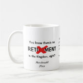 Funny Personalised Christelijk Retirement Koffiemok (Links)