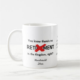 Funny Personalised Christelijk Retirement Koffiemok