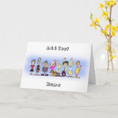 Funny Personalised Leaving Kaart (Gele Bloem)