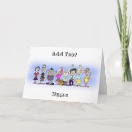 Funny Personalised Leaving Kaart