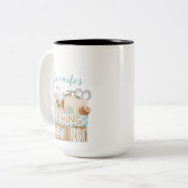 Funny Personalised Name Seamstress Seamstress Sewi Tweekleurige Koffiemok (Voorkant links)