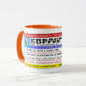 Funny Personalised Prescription Coffee Mok (Voorkant links)