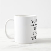 Funny personaliseerde het Man de mythe de legende Koffiemok (Links)