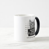Funny Personalize Kat Magische Mok (Voorkant rechts)