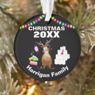 Funny Personalized 2020 Covid kerstboom Ornament