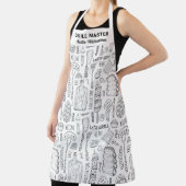 Funny Personalized BBQ Grill Chef Barbecue Master Schort (Insitu)