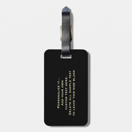 Funny Personalized Beer Glass Bagagelabel (Achterkant verticaal)