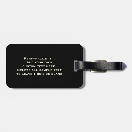 Funny Personalized Beer Glass Bagagelabel (Achterkant horizontaal)