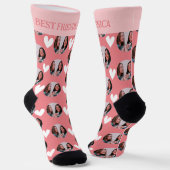 Funny Personalized Best Friend Gift Photo Sokken (Gebogen)