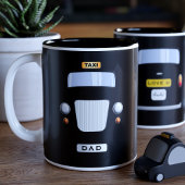 Funny Personalized Black Taxi Cab Coffee Mok